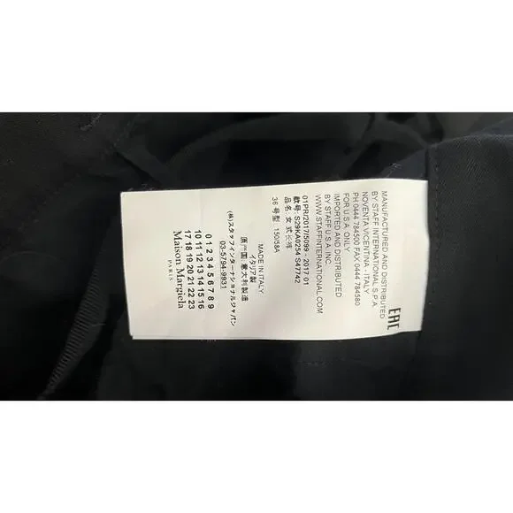 MARGIELA WHITE LABEL WIDE LEG PAPER BAG WAIST PANTS - Picture 11 of 14